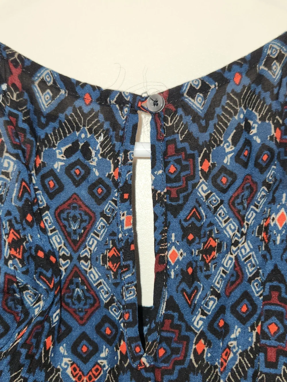 Abercrombie Cold Shoulder Paisley Boho Bell Sleeve Dress M
